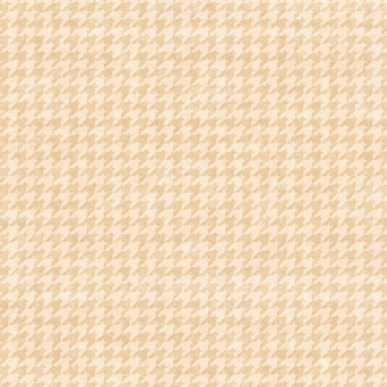 Fabric Henry Glass Tan Houndstooth Basics by the Quarter Yard 8624-44